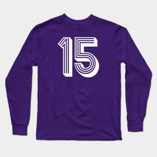 Mexican Team Sports # 15 - White Long Sleeve T-Shirt